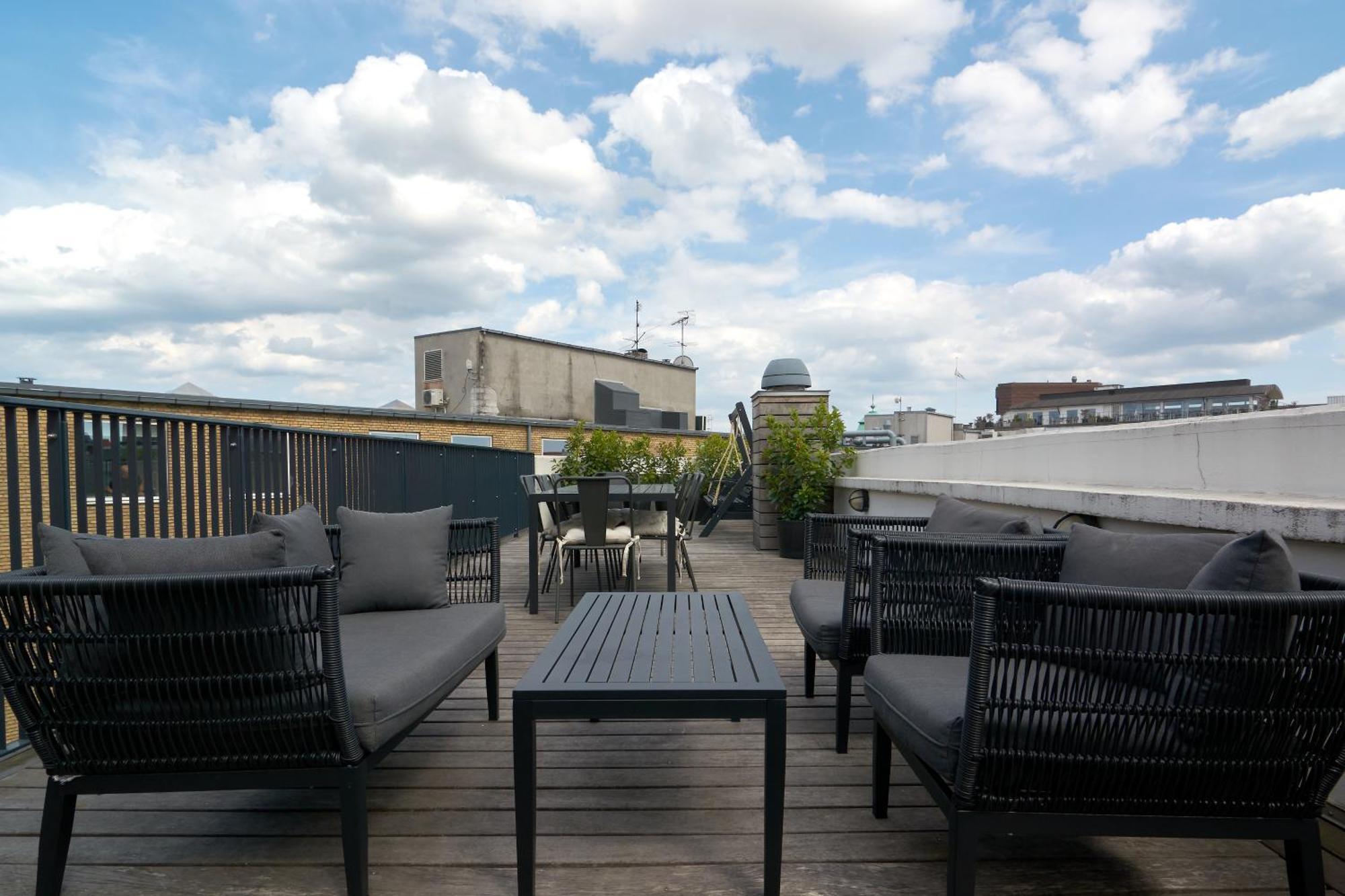 Luxury Penthouse - Private Balcony - Heart Of Copenhagenアパートメント エクステリア 写真